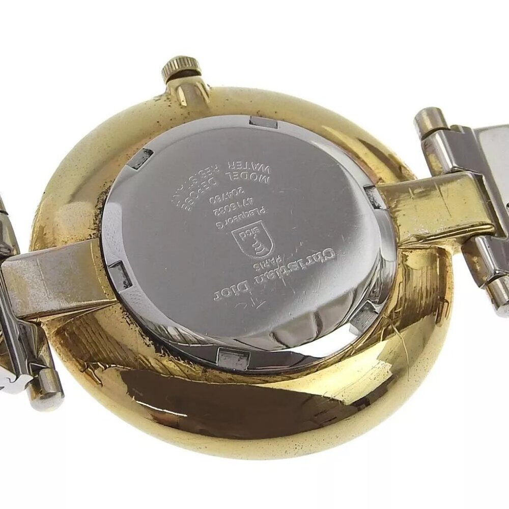 Dior Watches WhiteDial Stainless Steel/Plated Gold Quartz Analog d... - Picture 6 of 8